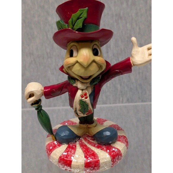 Jolly Jimmy Disney Traditions Jiminy Cricket Christmas  Jolly Pinocchio 4051974 - Picture 2 of 7